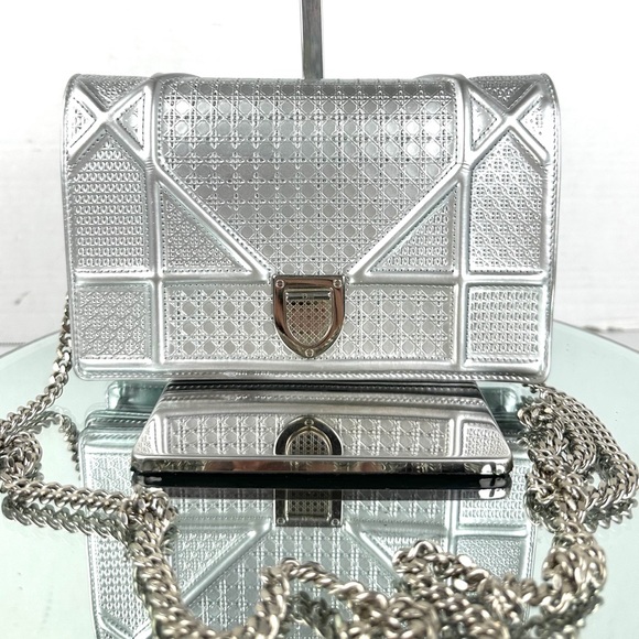 DIORAMA MINI LEATHER CROSSBODY BAG - Picture 1 of 14